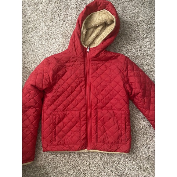 Red Reversible Hooded Jacket - Picture 3 of 3